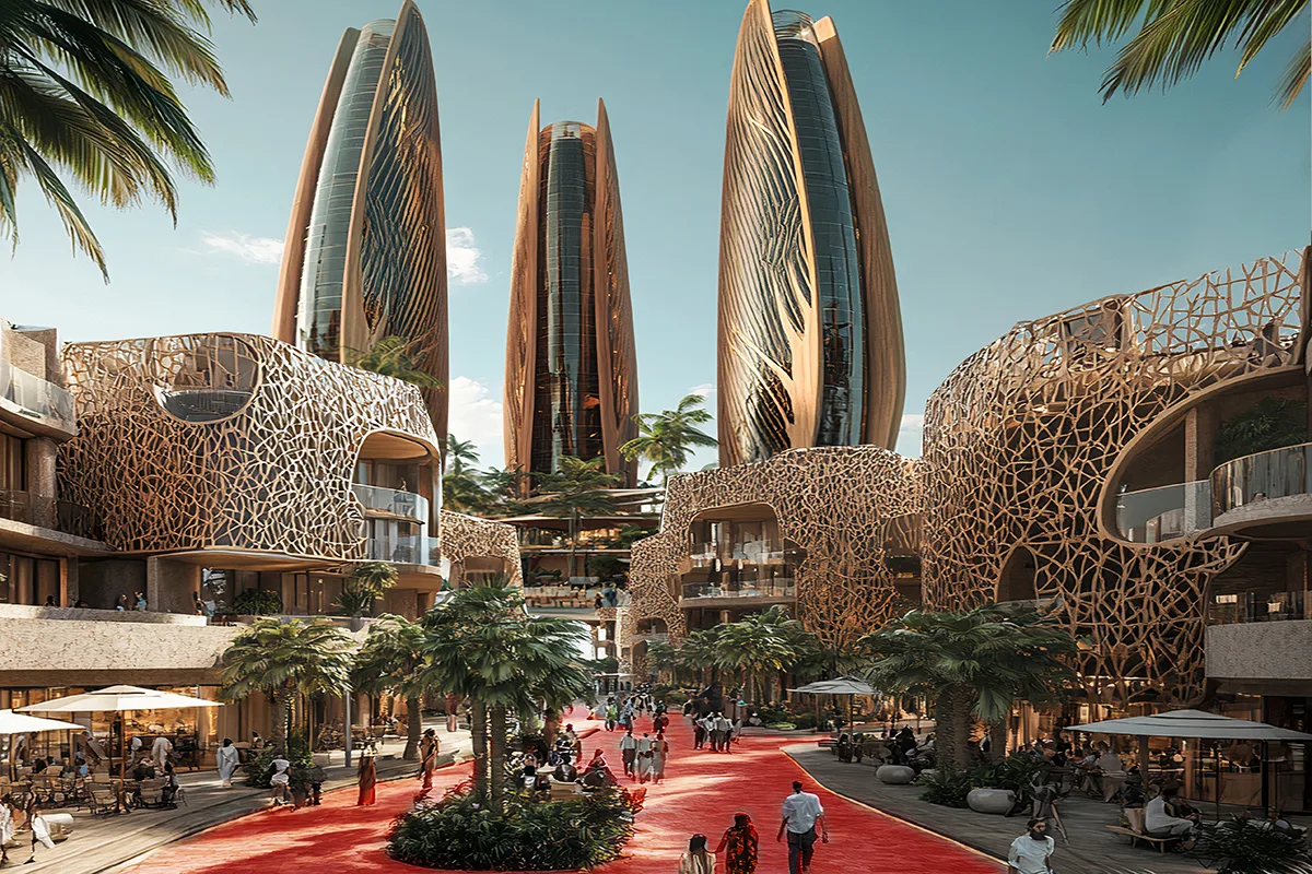 Maldives International Financial Centre (MIFC), designed by renowned architect Gianni Ranaulo.